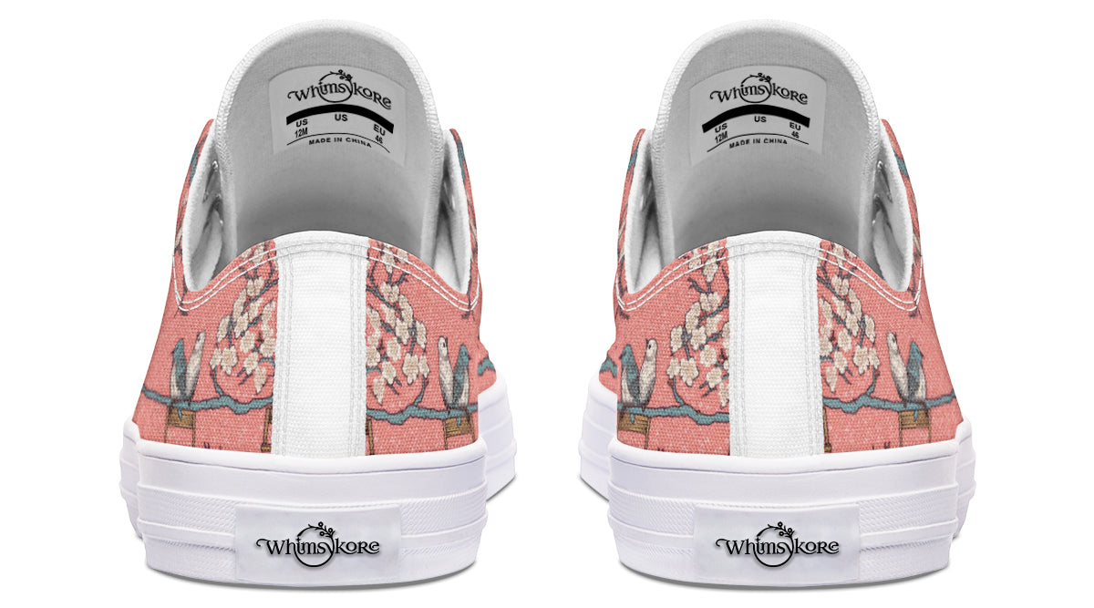 Birds And Blossoms Low Tops