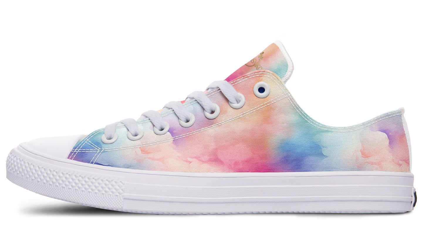 Rainbow Clouds Low Tops
