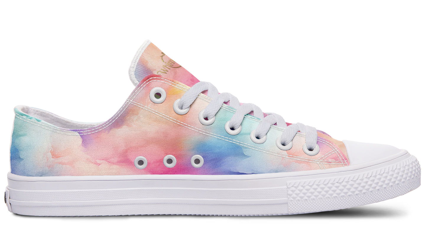 Rainbow Clouds Low Tops