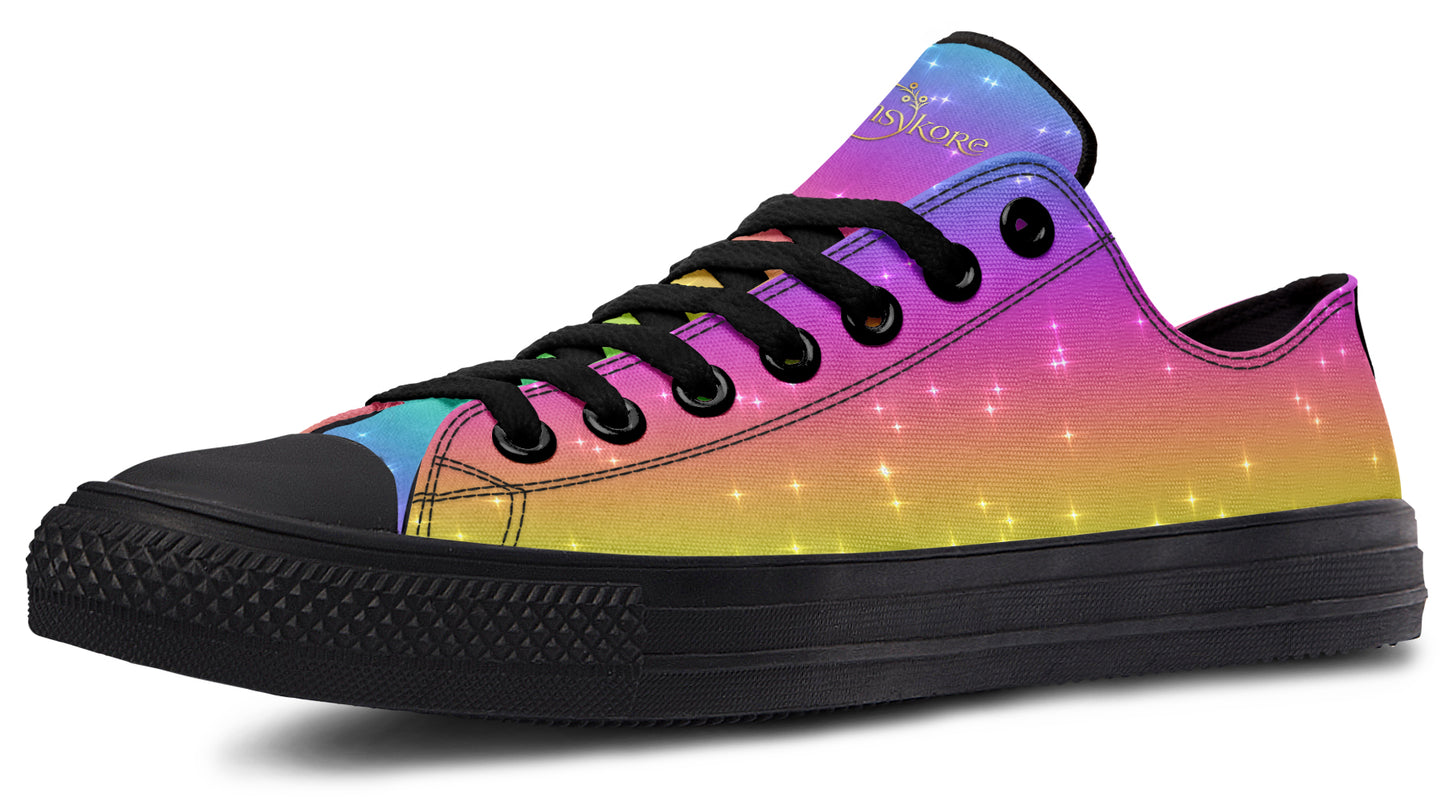 Rainbow Sparkles Low Tops