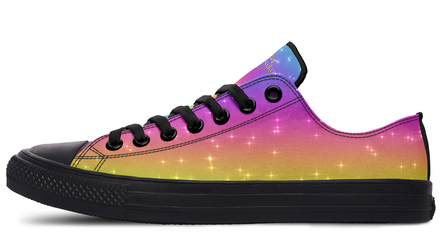 Rainbow Sparkles Low Tops
