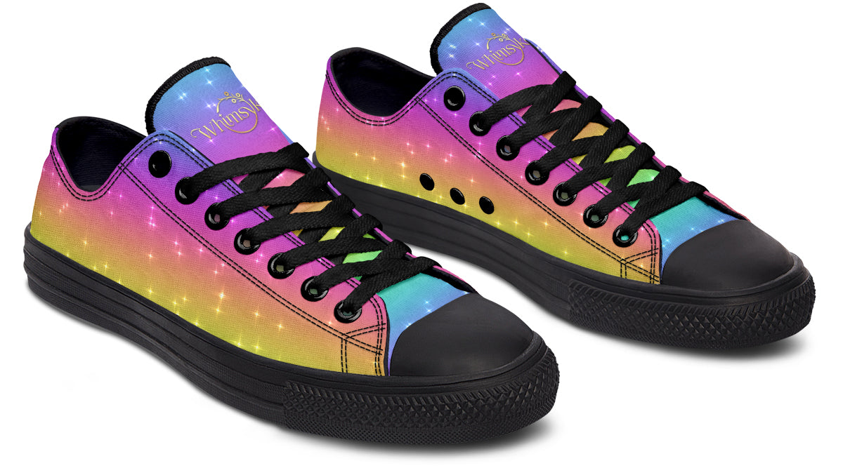 Rainbow Sparkles Low Tops