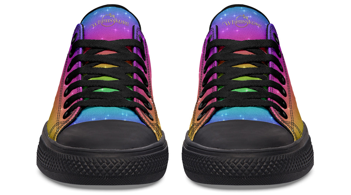 Rainbow Sparkles Low Tops
