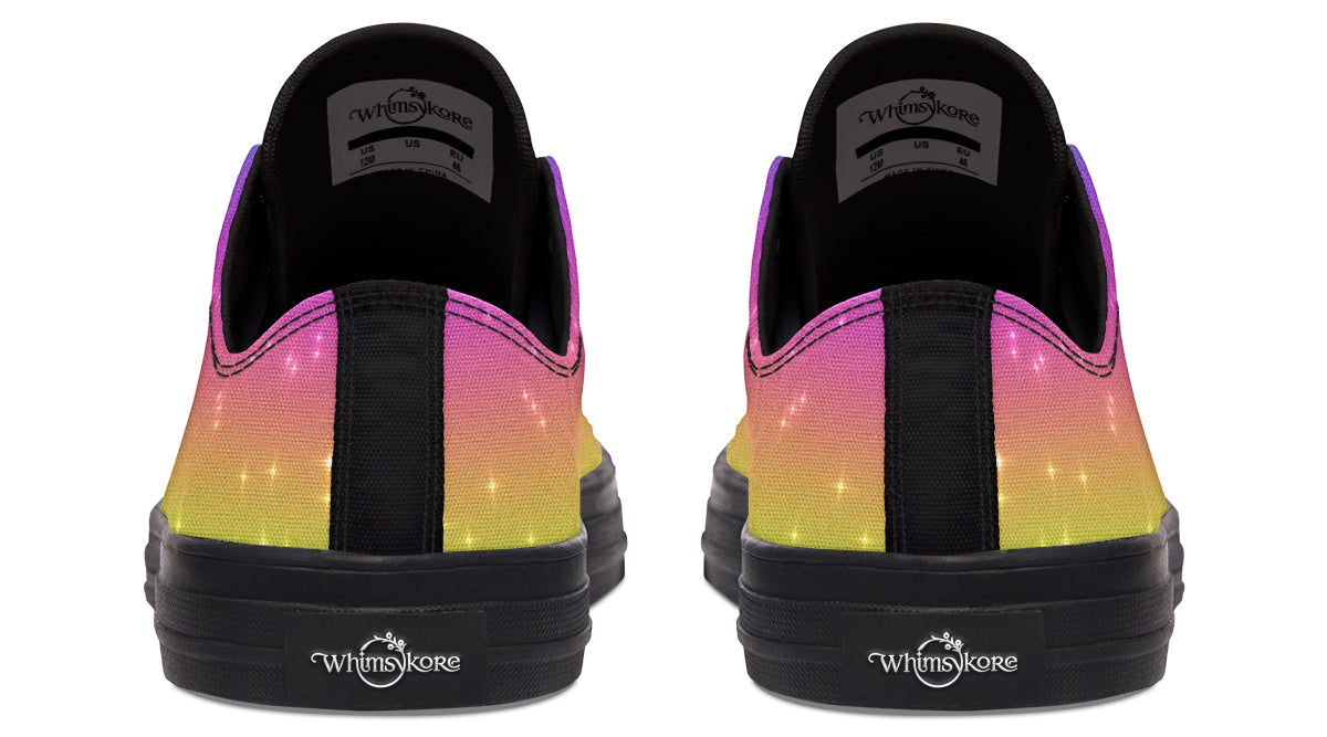 Rainbow Sparkles Low Tops