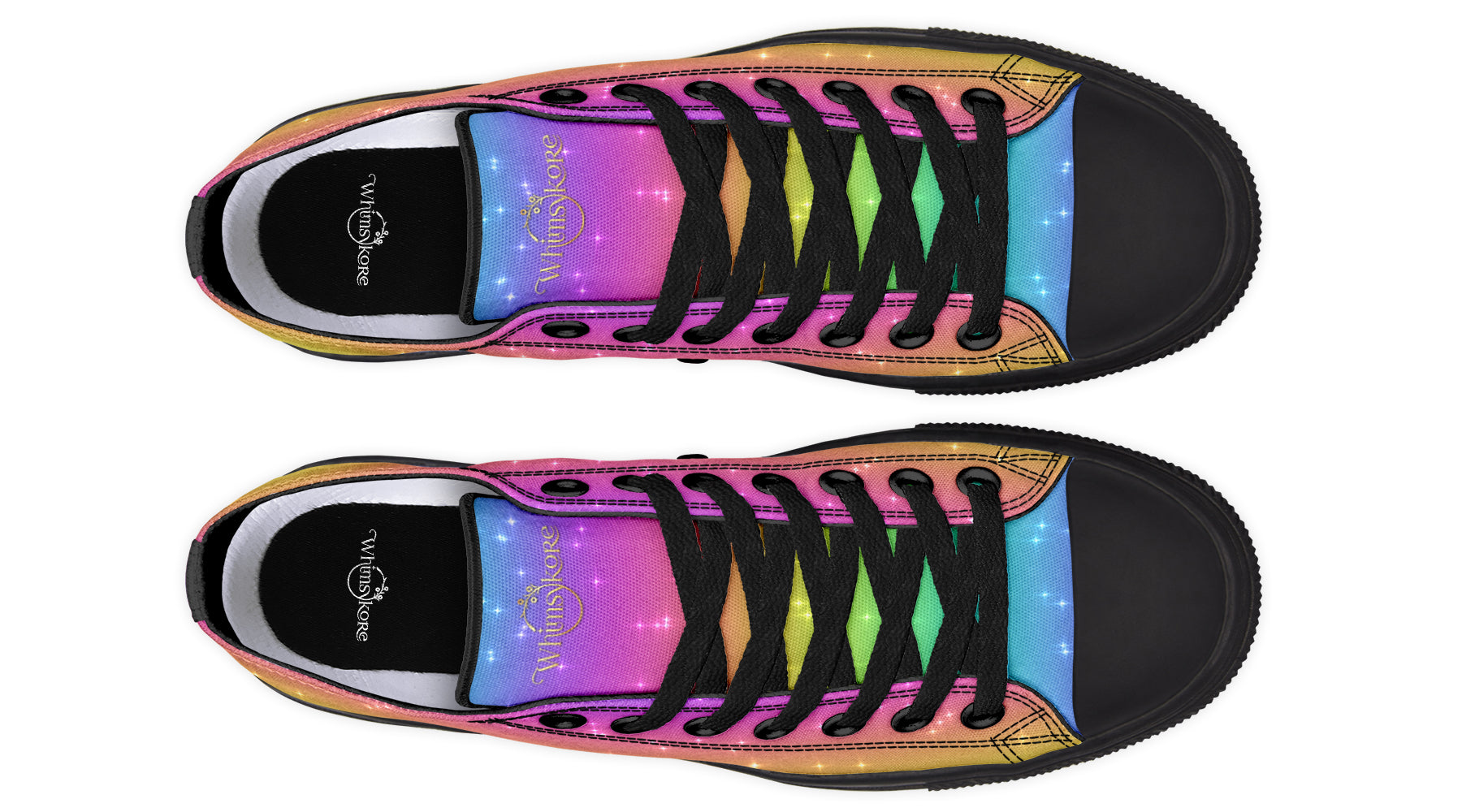 Rainbow Sparkles Low Tops