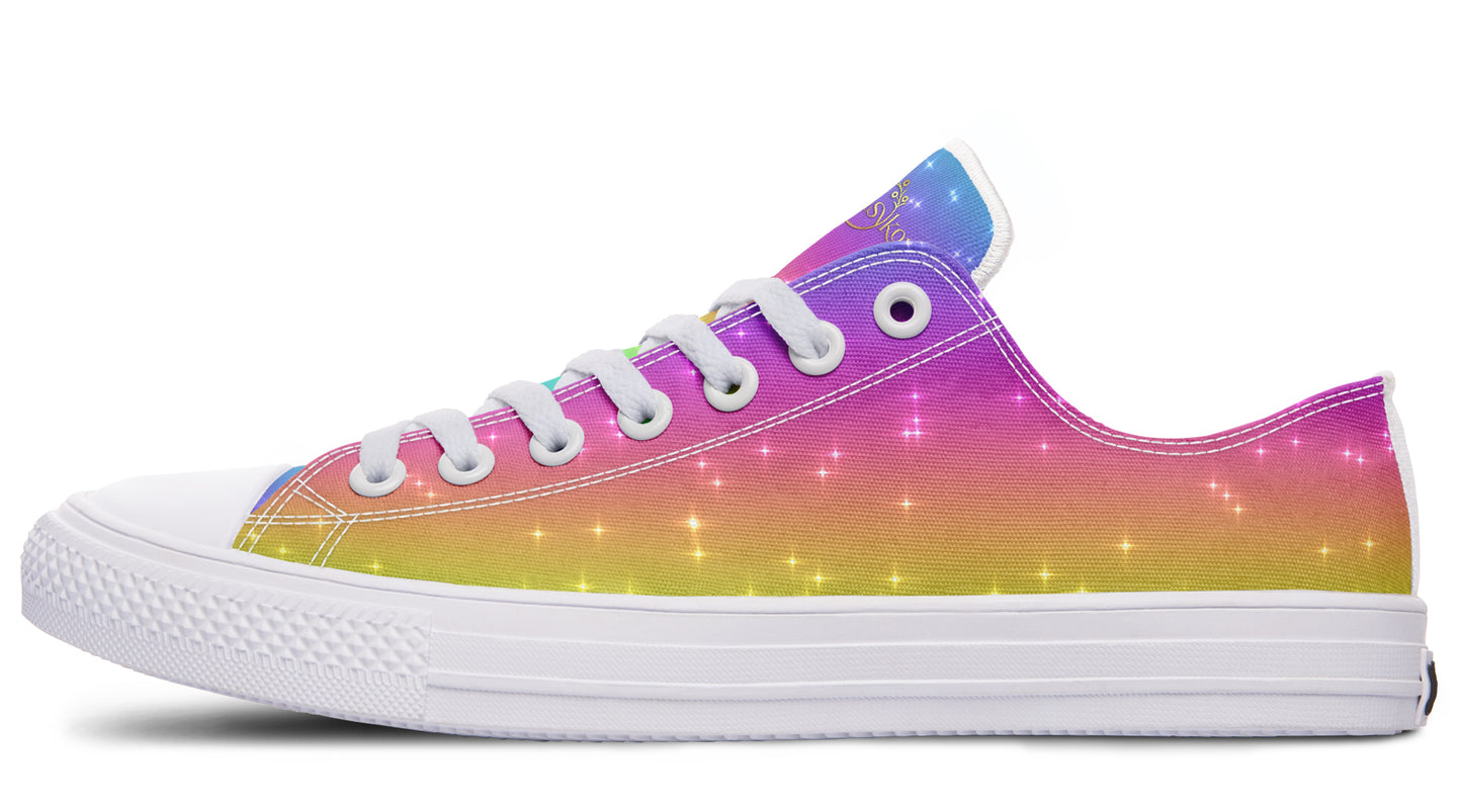 Rainbow Sparkles Low Tops