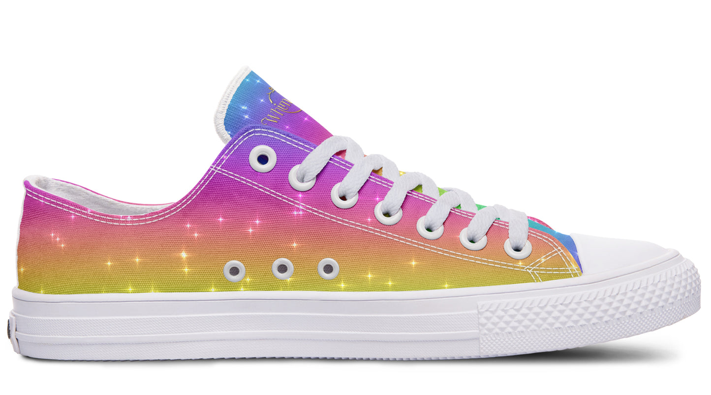 Rainbow Sparkles Low Tops