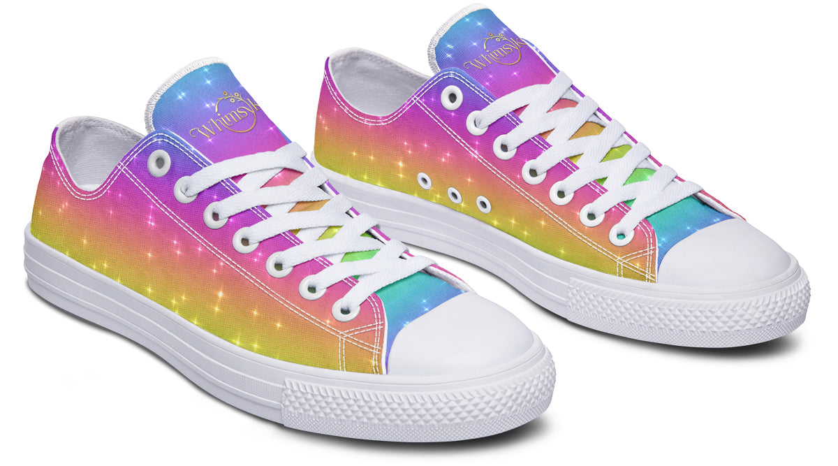 Rainbow Sparkles Low Tops