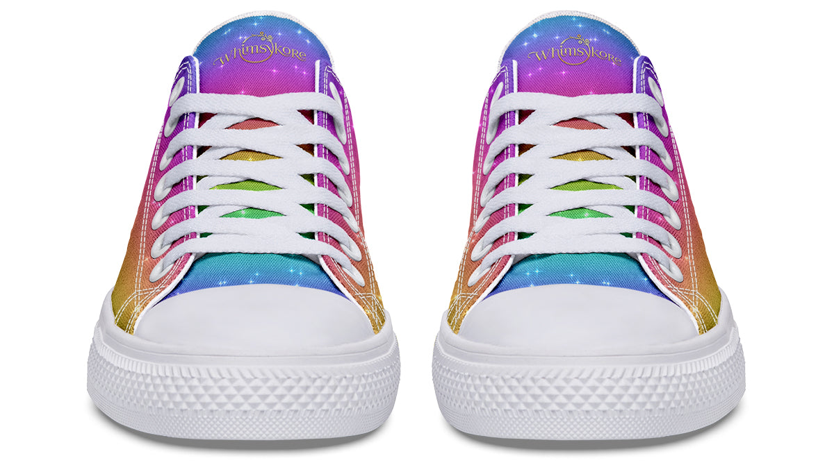 Rainbow Sparkles Low Tops