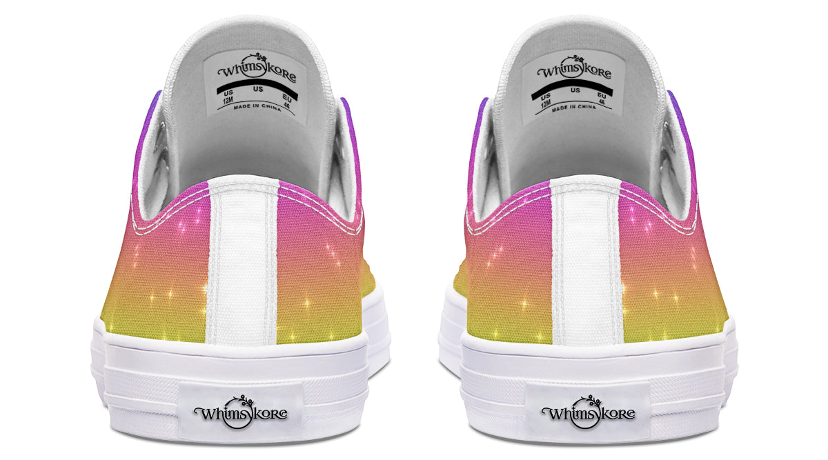 Rainbow Sparkles Low Tops