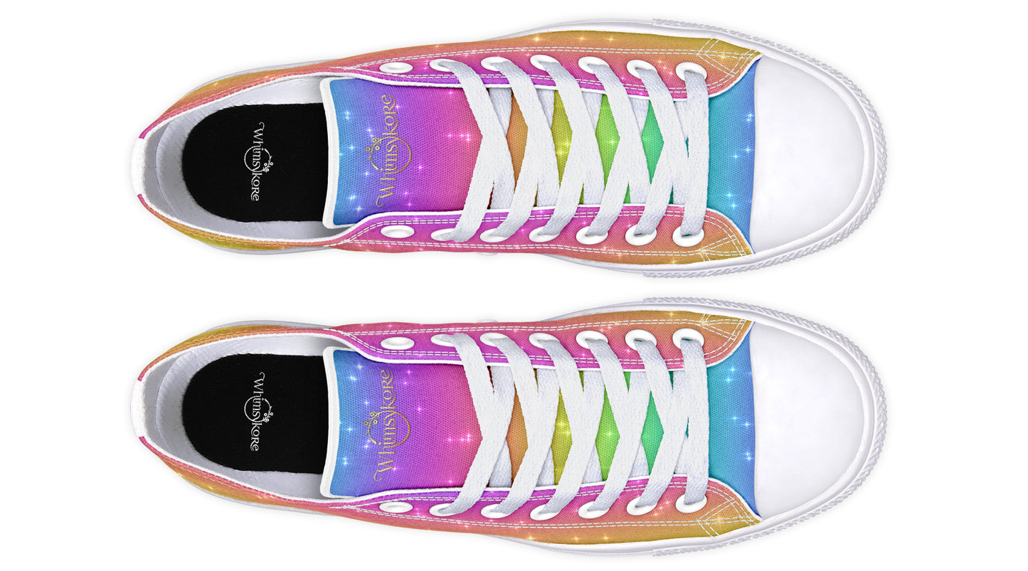 Rainbow Sparkles Low Tops