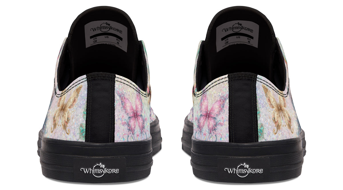 Sparkly Butterflies Low Tops