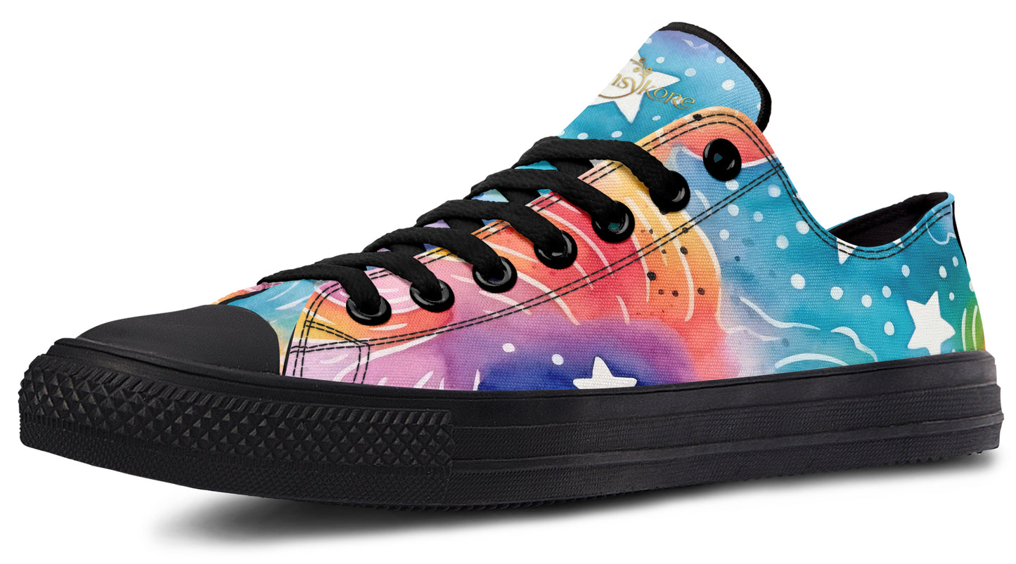 Stars And Swirls Low Tops