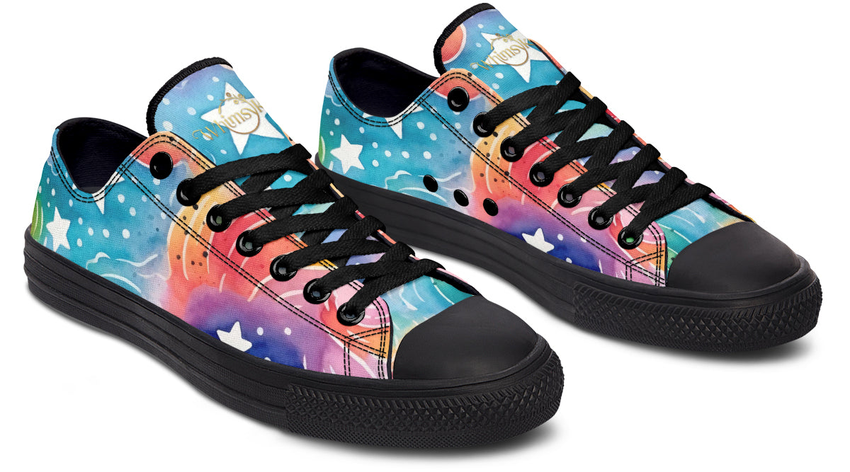 Stars And Swirls Low Tops