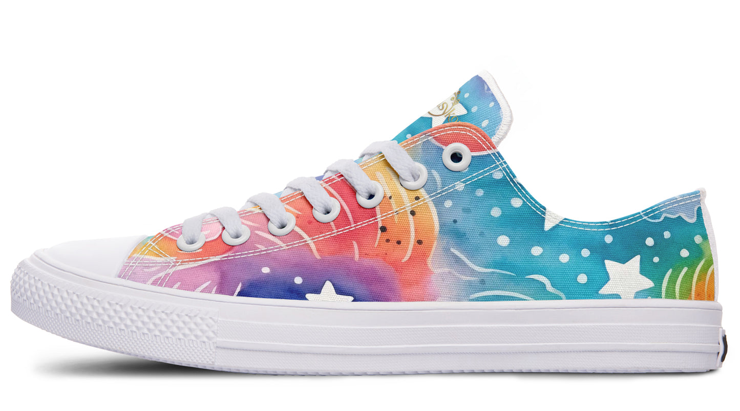 Stars And Swirls Low Tops