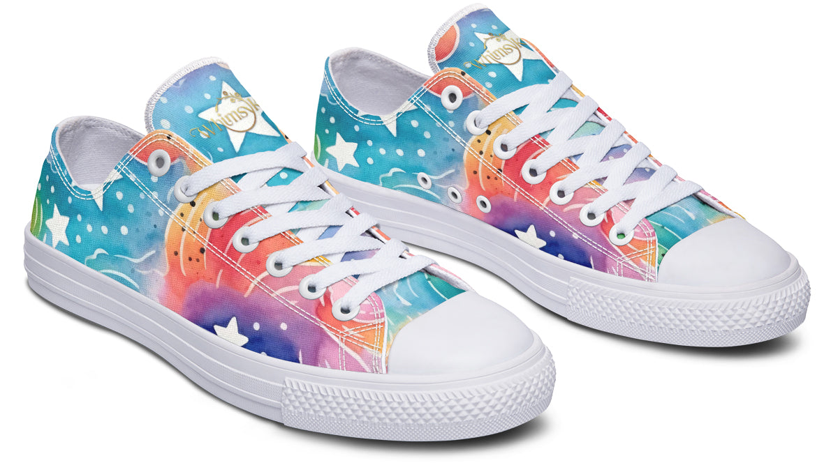 Stars And Swirls Low Tops