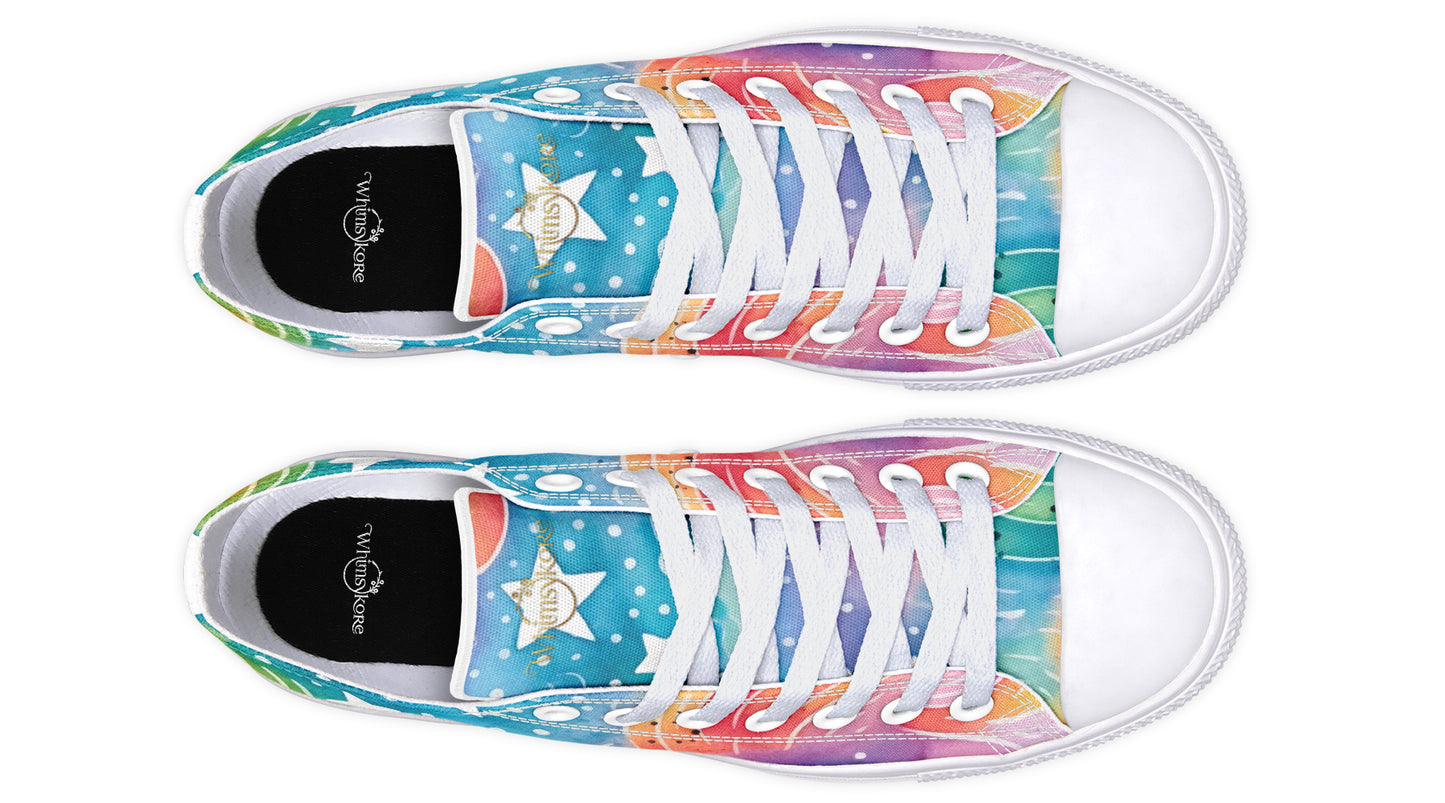 Stars And Swirls Low Tops