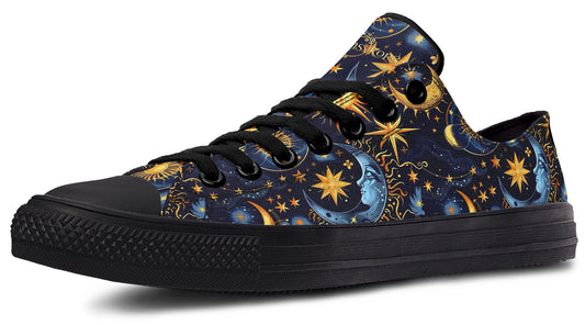 Sun Moon and Stars Low Tops