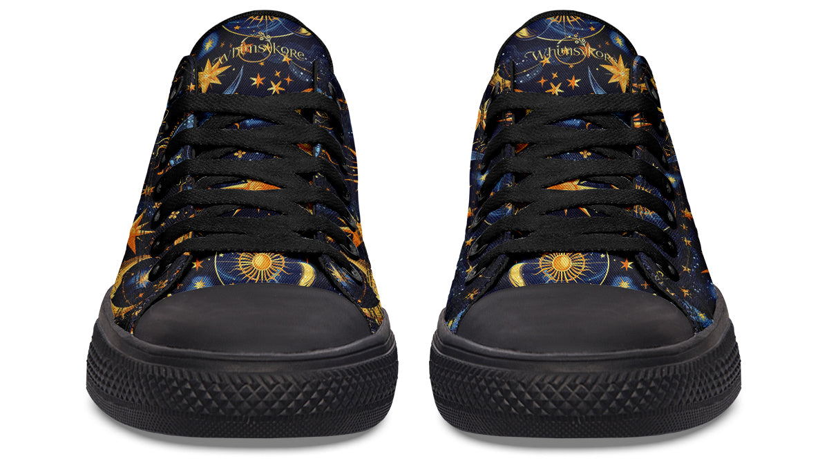 Sun Moon and Stars Low Tops