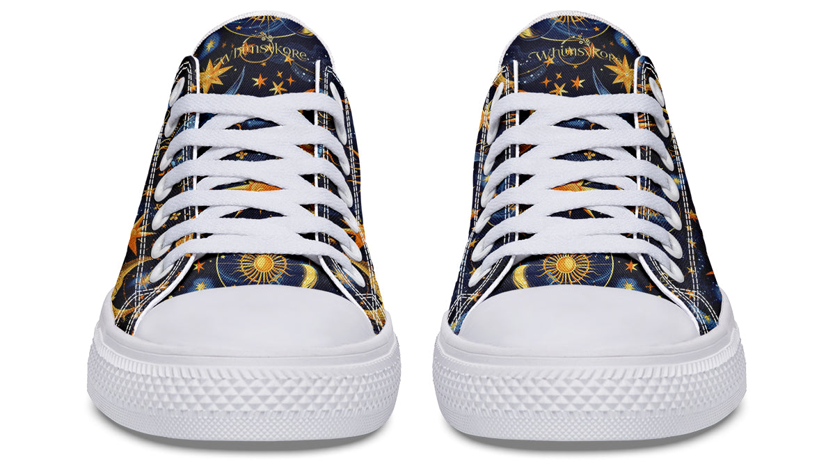 Sun Moon and Stars Low Tops