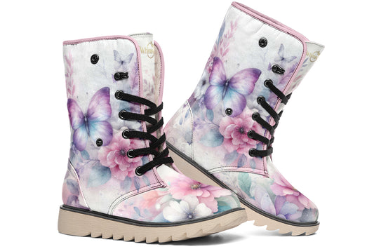 Beautiful Butterfly Polar Boots