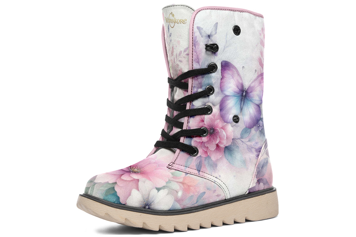 Beautiful Butterfly Polar Boots