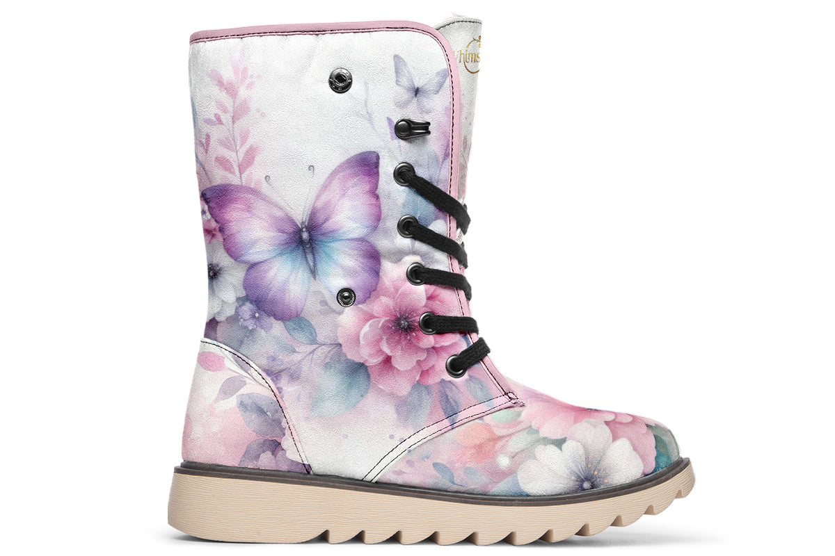 Beautiful Butterfly Polar Boots