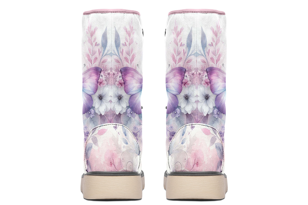 Beautiful Butterfly Polar Boots