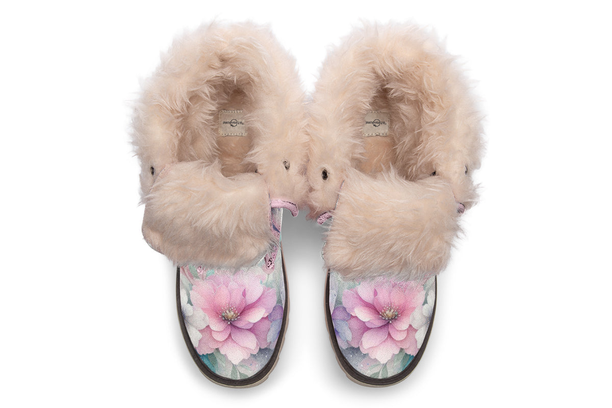 Beautiful Butterfly Polar Boots