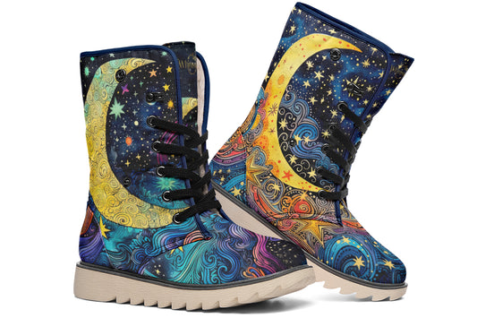 Celestial Moon Polar Boots