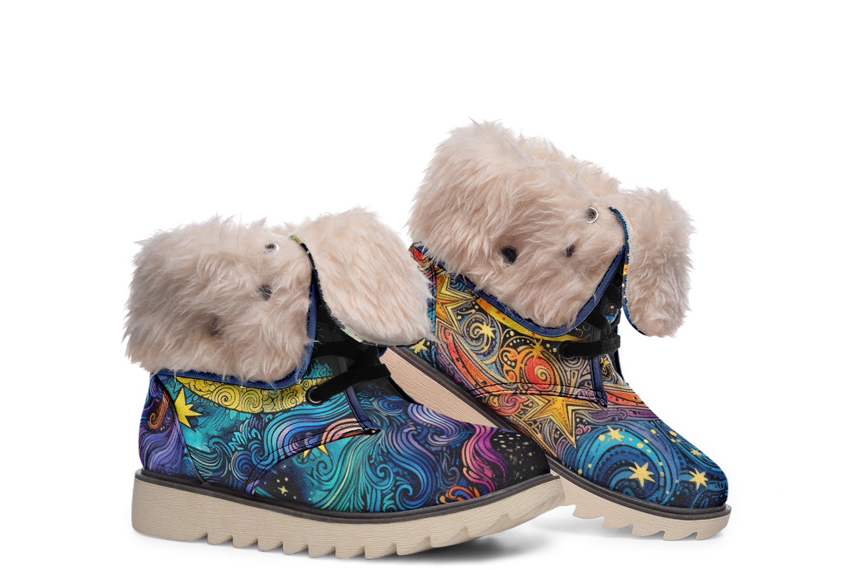 Celestial Moon Polar Boots