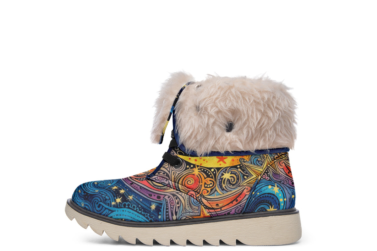 Celestial Moon Polar Boots