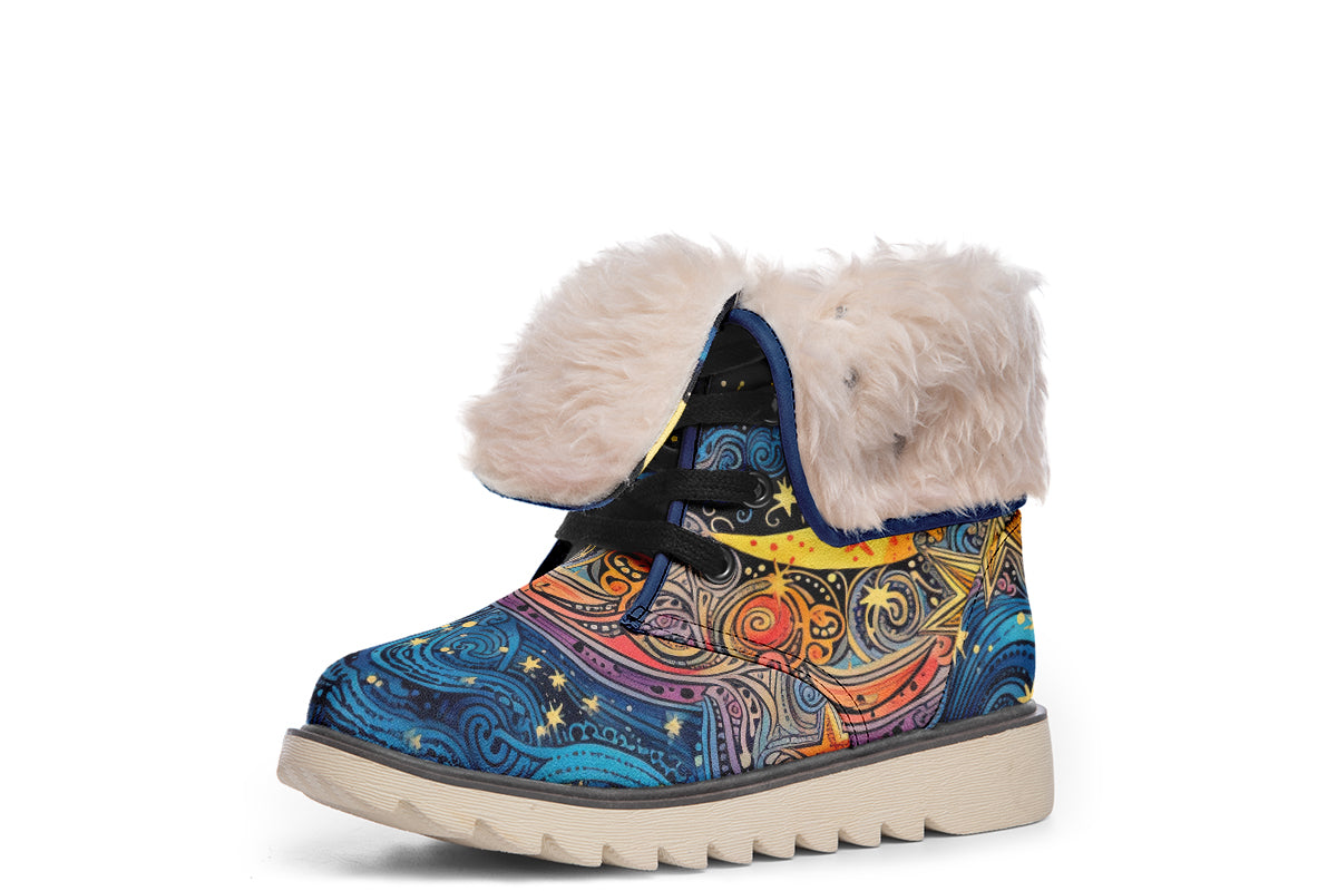 Celestial Moon Polar Boots