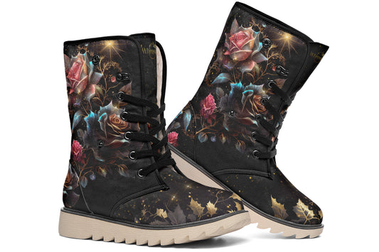 Enchanted Rose Polar Boots