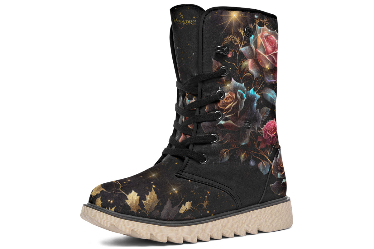 Enchanted Rose Polar Boots