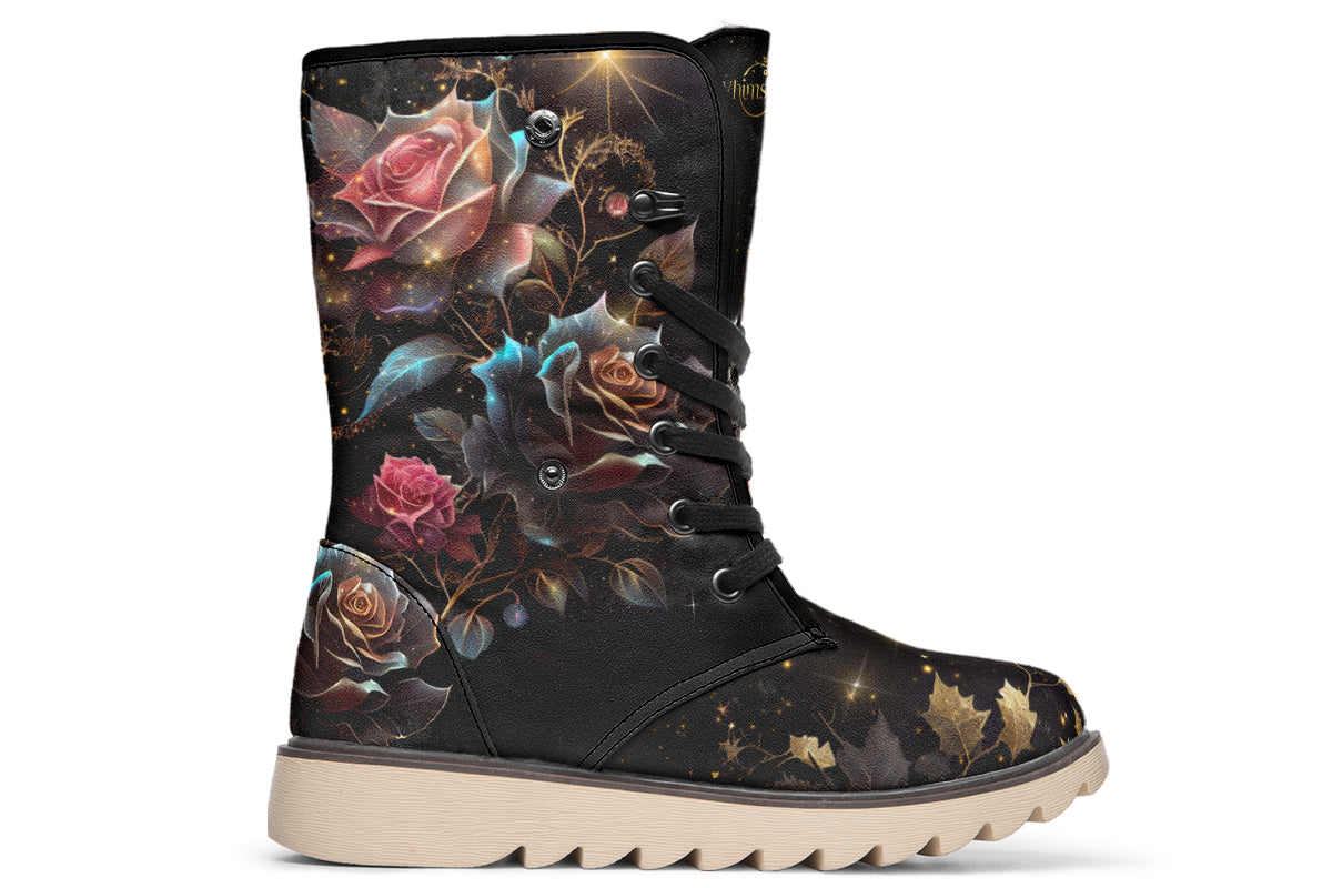 Enchanted Rose Polar Boots