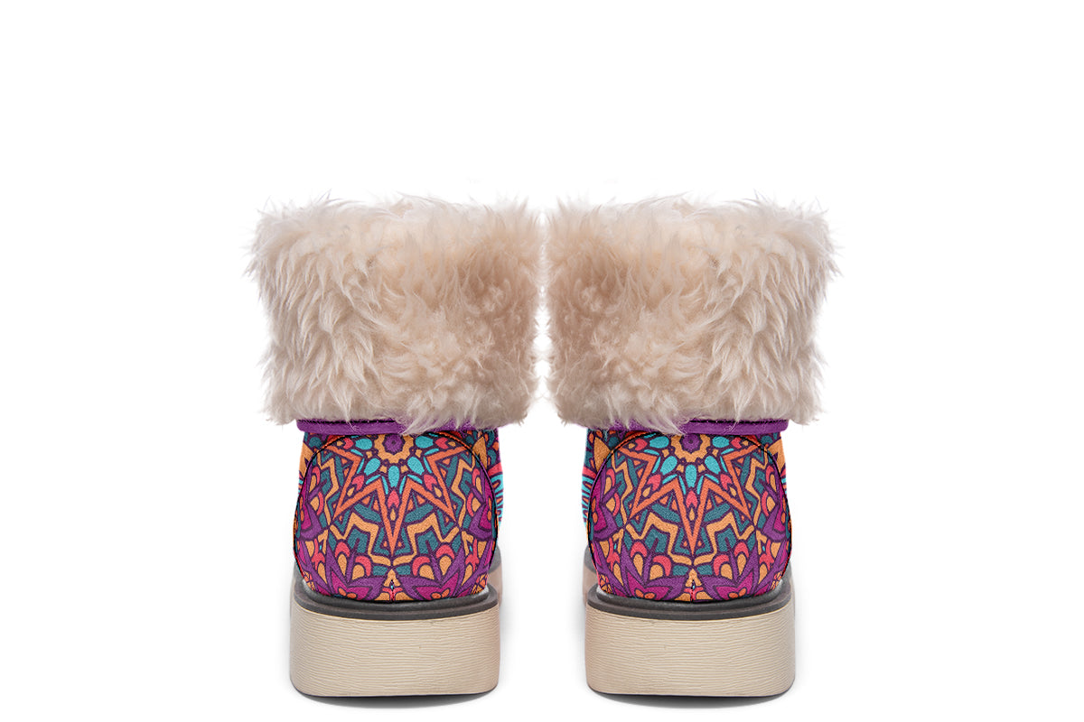Festive Mandala Polar Boots