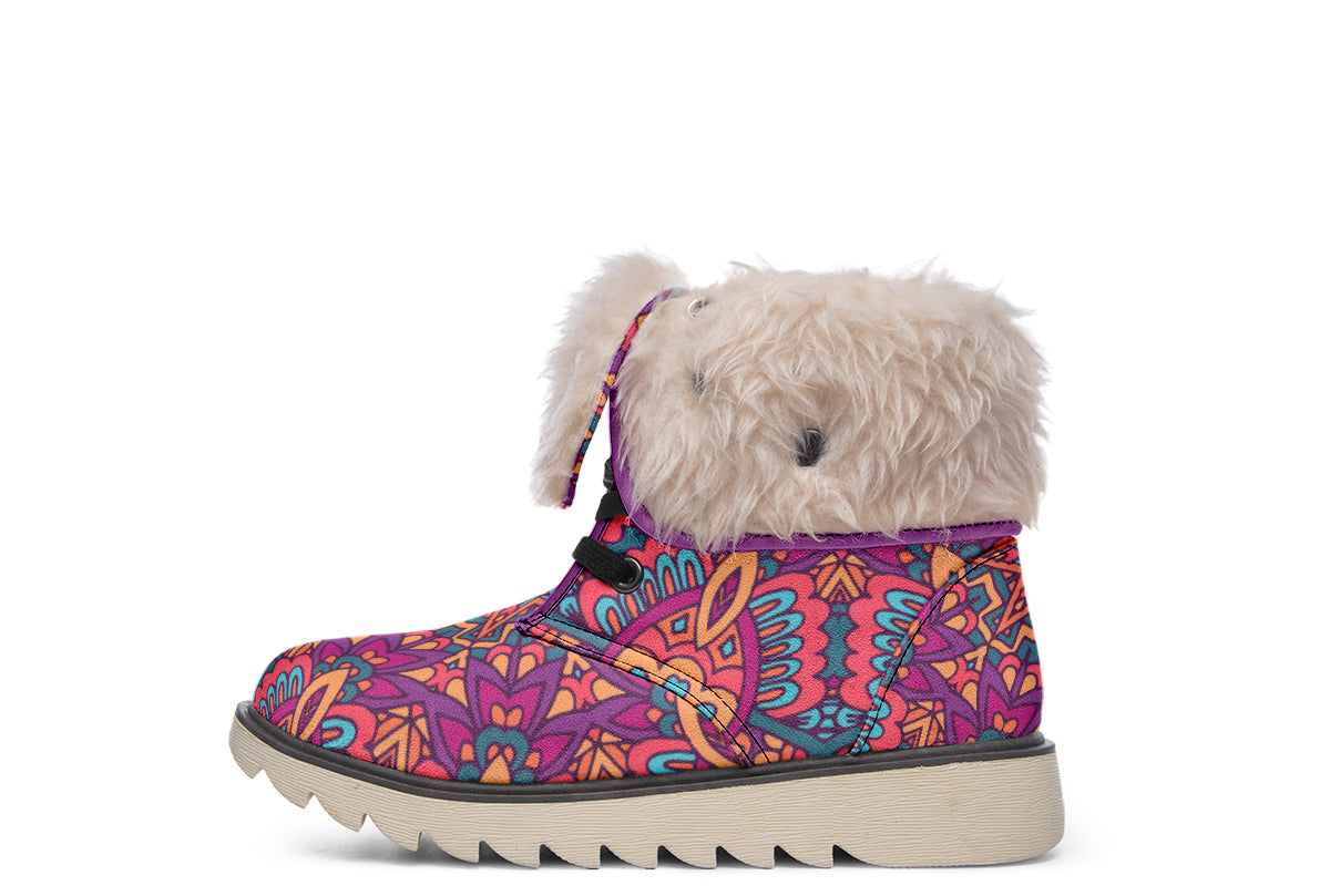 Festive Mandala Polar Boots