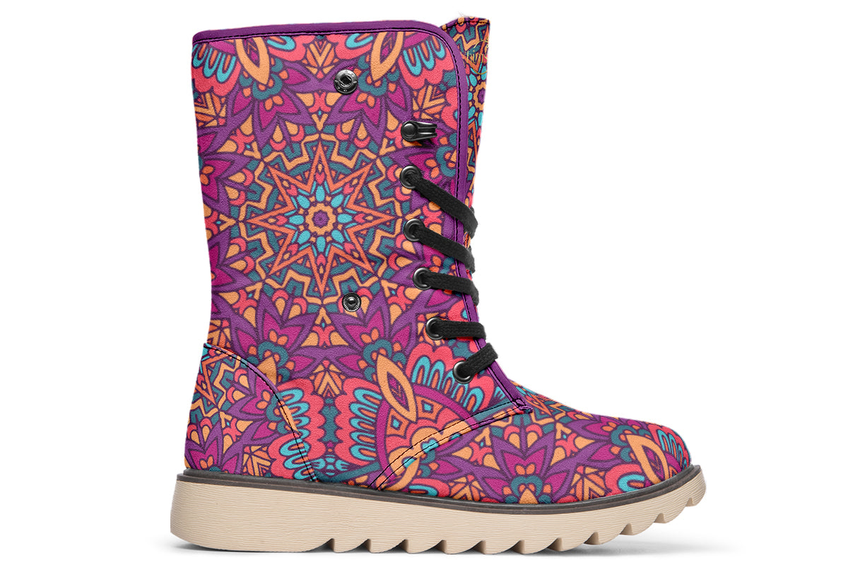 Festive Mandala Polar Boots