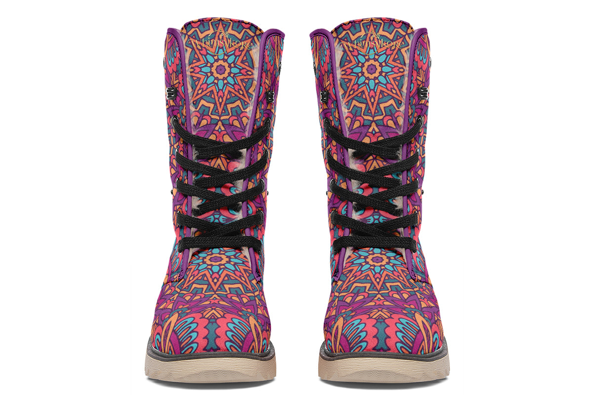Festive Mandala Polar Boots