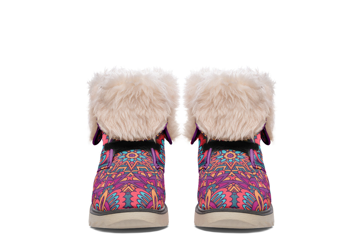 Festive Mandala Polar Boots