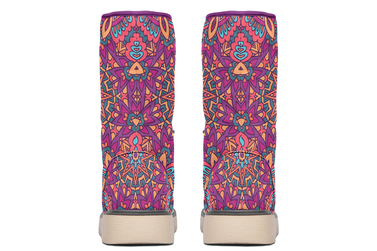 Festive Mandala Polar Boots
