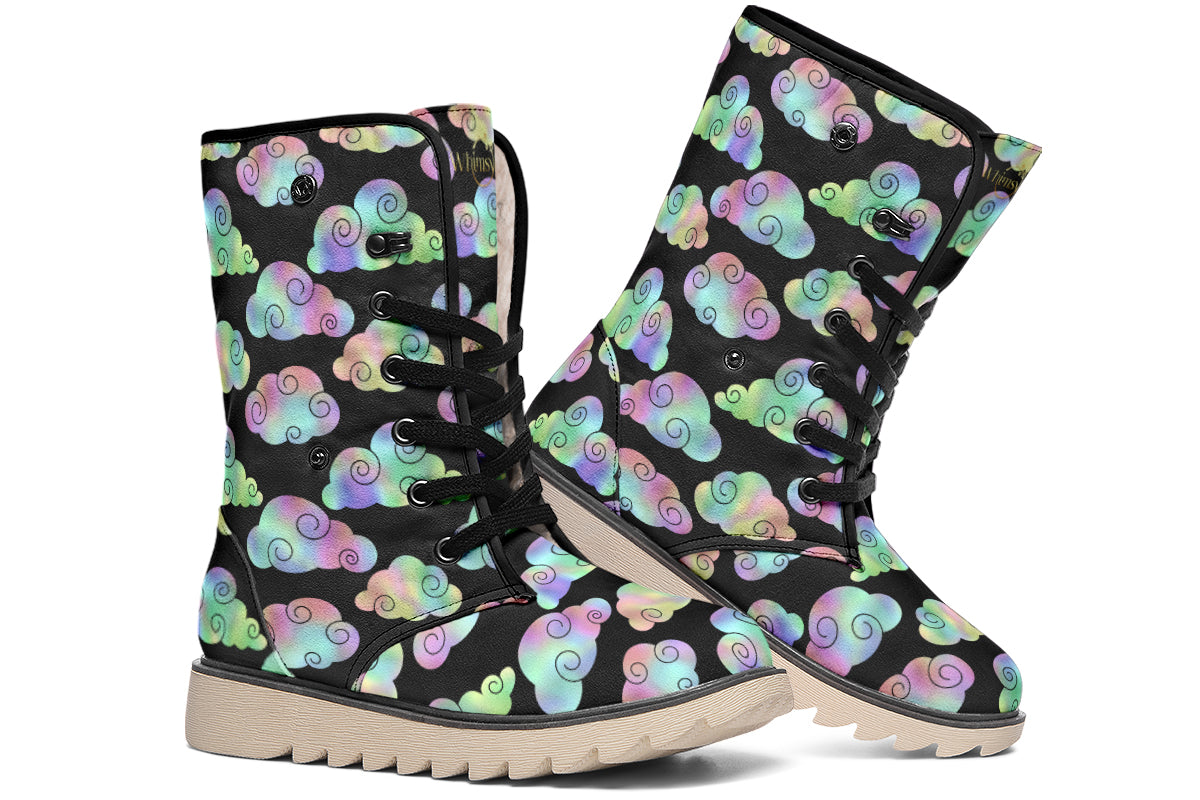 Iridescent Clouds Polar Boots