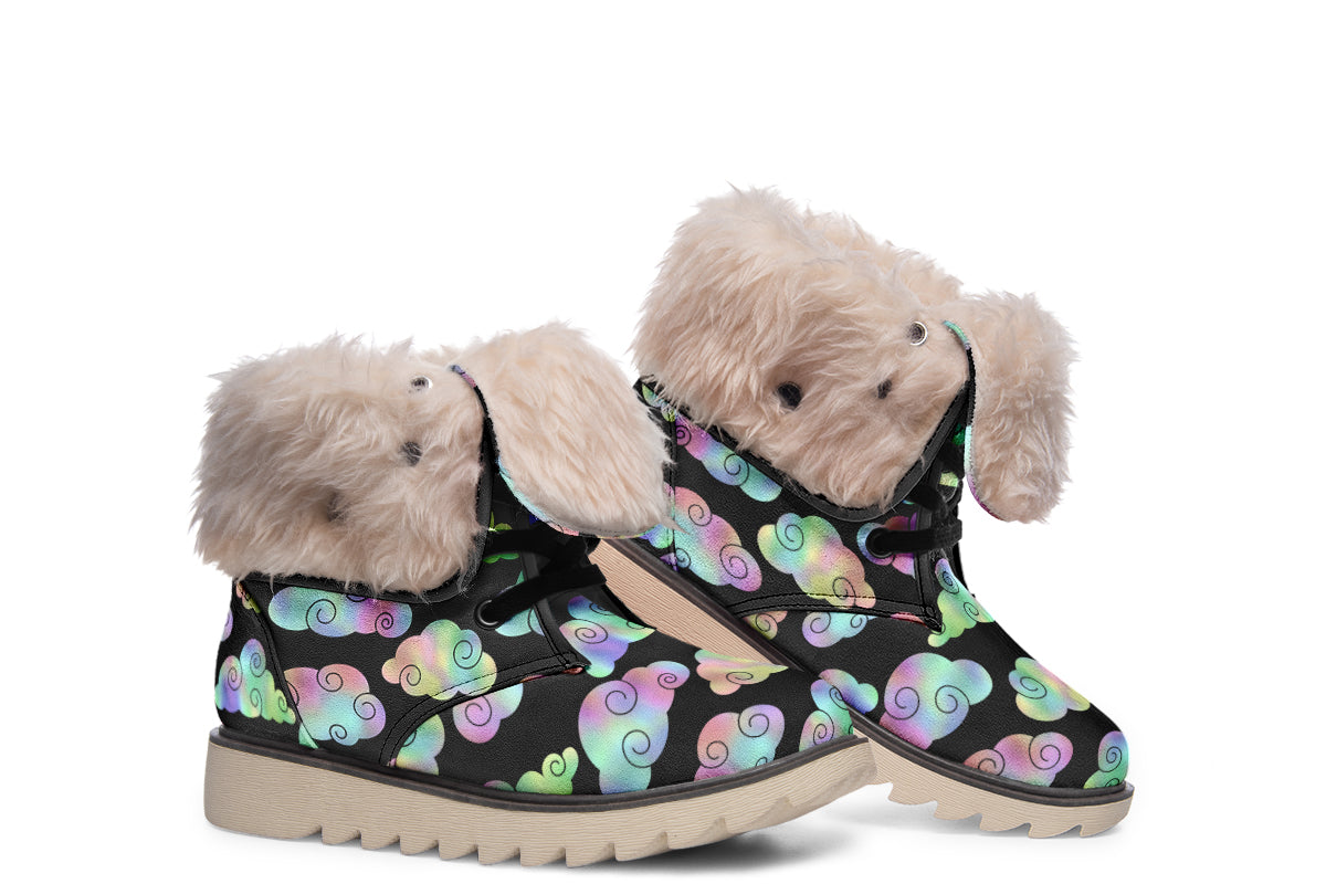 Iridescent Clouds Polar Boots