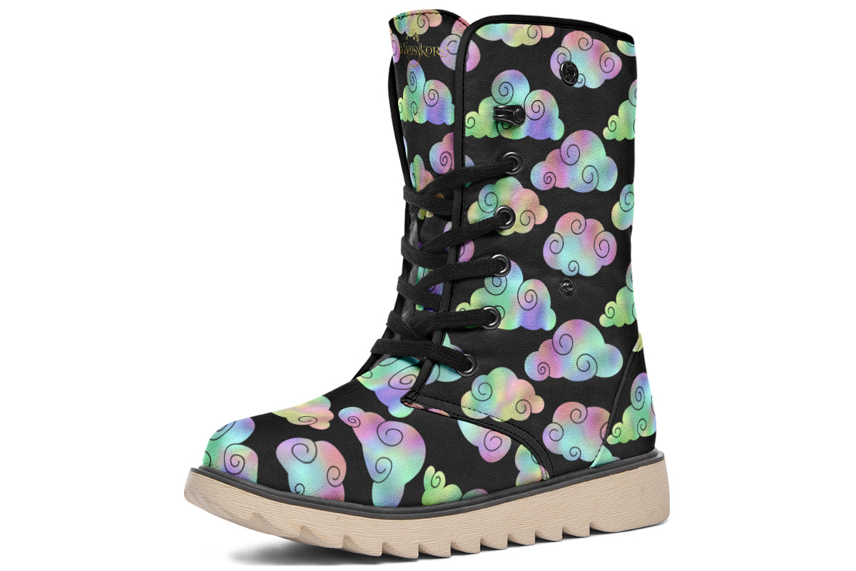 Iridescent Clouds Polar Boots