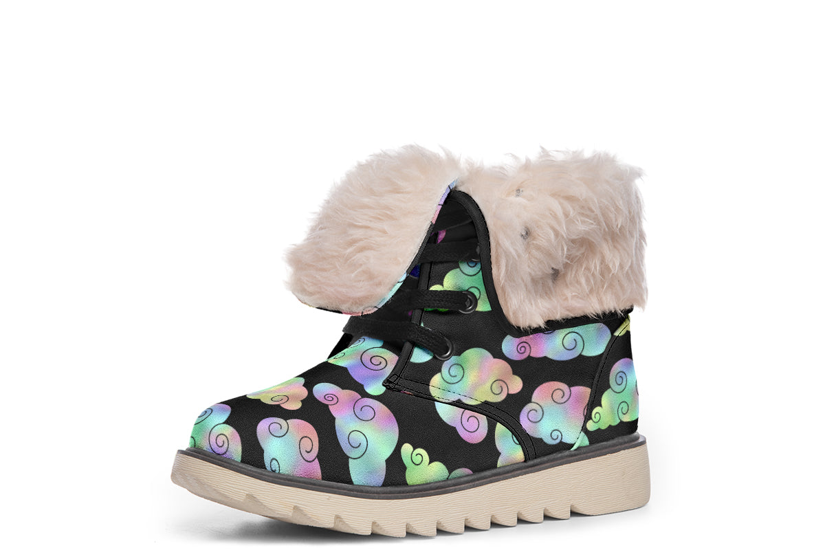 Iridescent Clouds Polar Boots