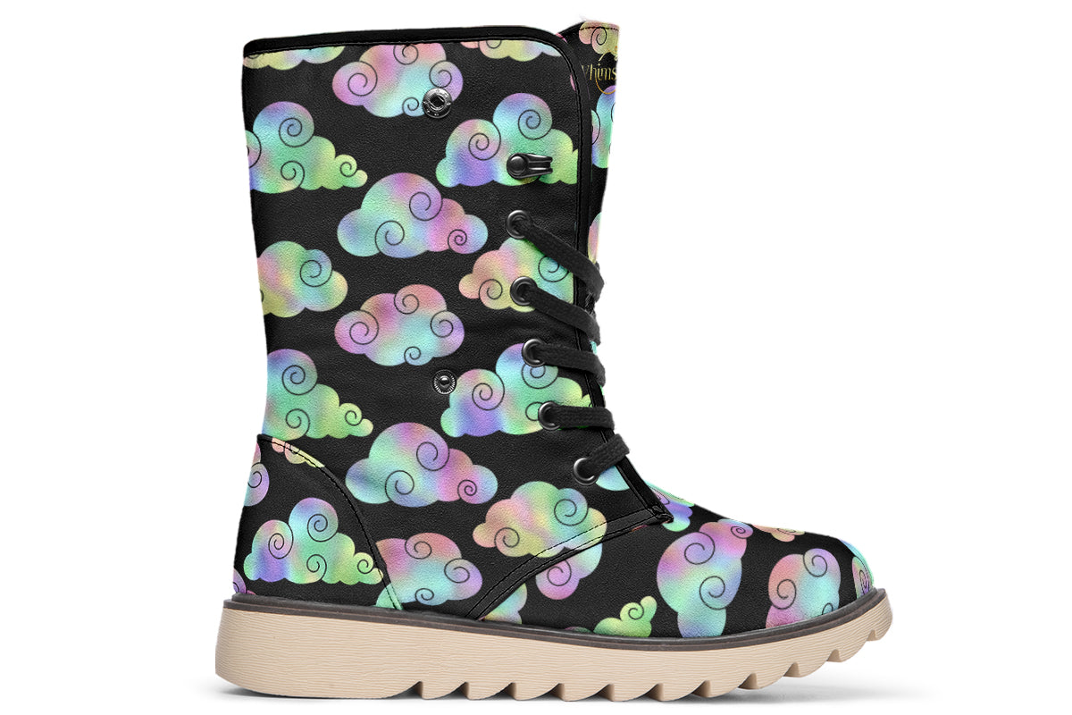 Iridescent Clouds Polar Boots