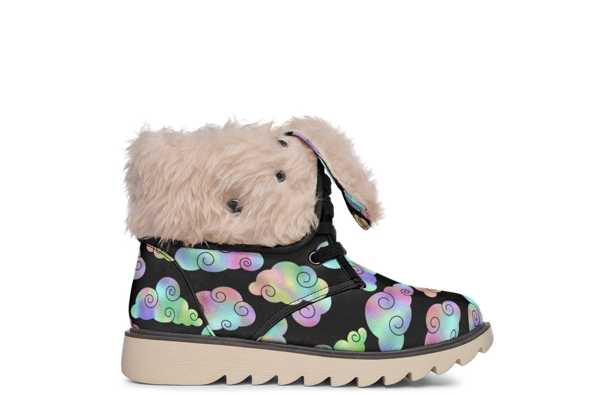 Iridescent Clouds Polar Boots