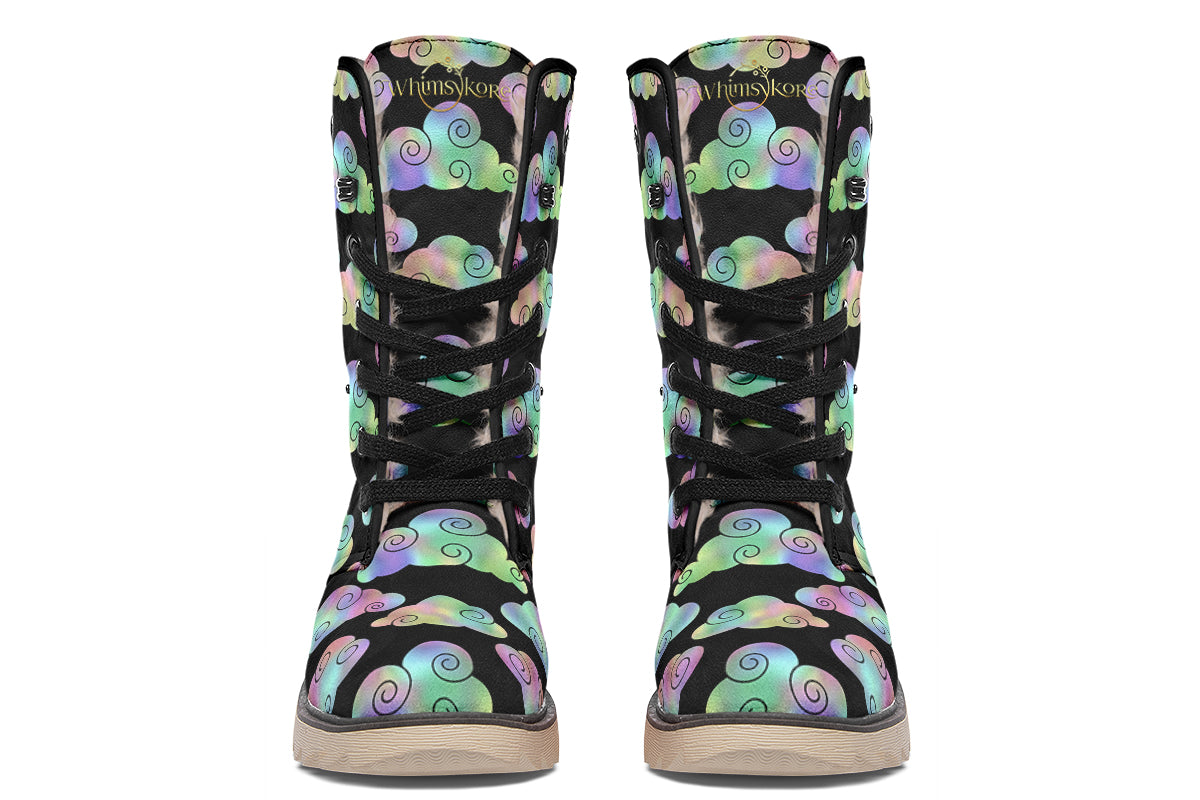 Iridescent Clouds Polar Boots