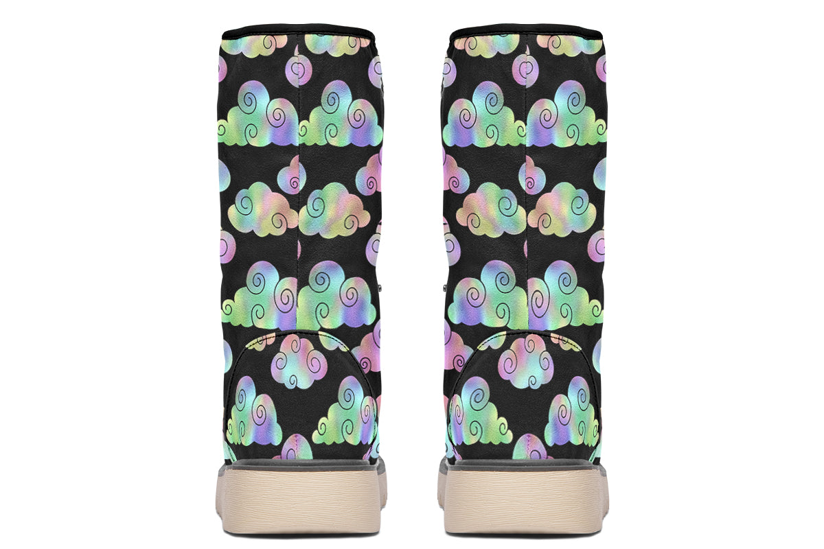 Iridescent Clouds Polar Boots